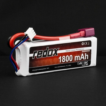 Redox 1800 mAh 7,4 V 30 C - LiPo-Pack